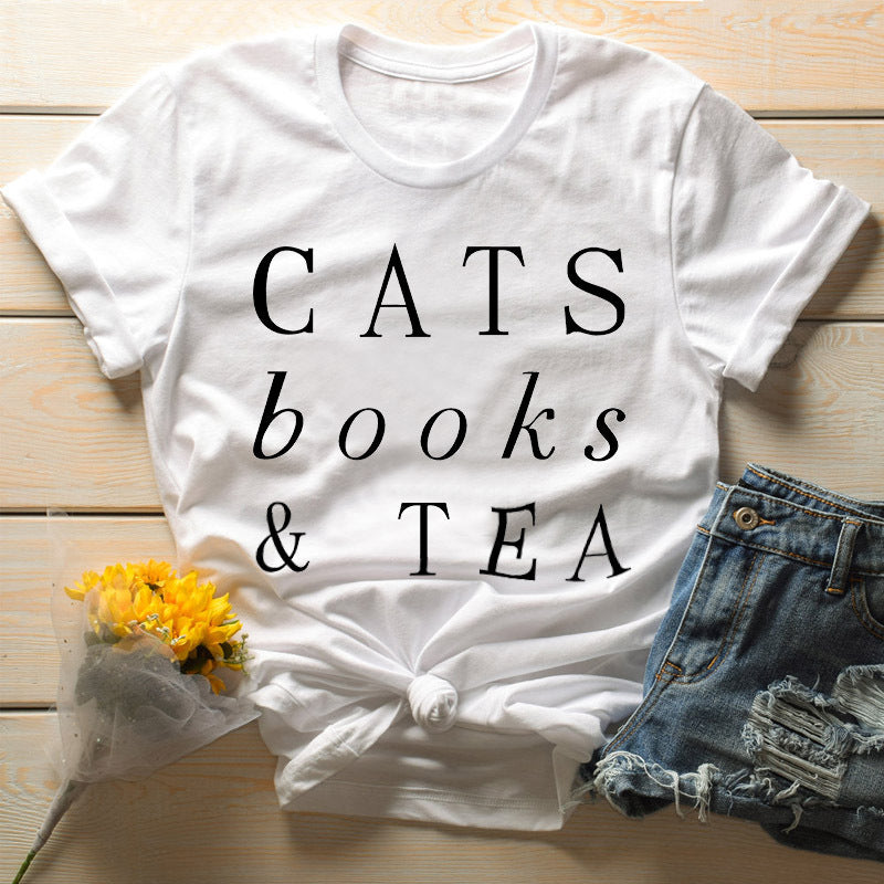 Cats & coffee &Jesus - Cats & Books &Tea Fur Mama T shirt Gift For Cats Lover Dog Mom Shirt - Cats Mom Sweater - Cats Mom Gift -Cats Lover