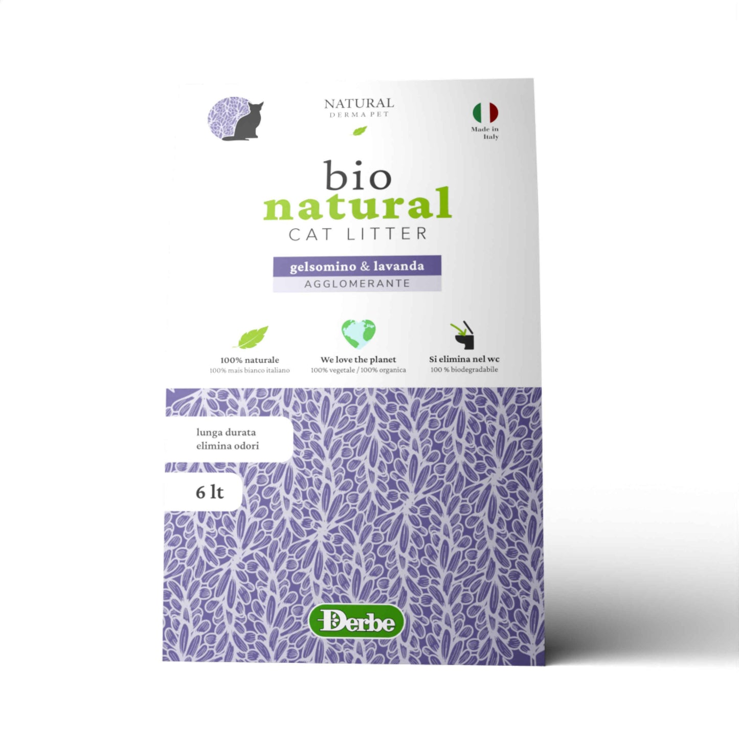 Cat Litter – Clumping Litter – Corn – Jasmine & Lavender, Odor Control, Eco-Friendly